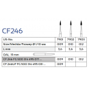 FRESA DE CARBURO DE ACABADO FORMA DE LLAMA (CF246)