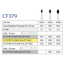 FRESA DE CARBURO DE ACABADO FORMA OVÒIDE (CF379)