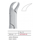 FORCEPS PARA MOLARES INFERIORES #23 (Cuerno de Vaca)